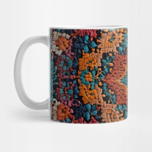 Crochet Patchwork Knitted Mug